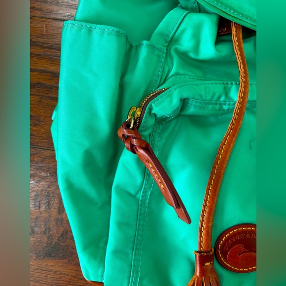 Dooney and Bourke Nylon Backpack Light Green - Picture 12 of 16